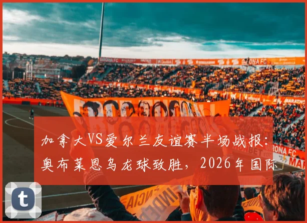加拿大VS爱尔兰友谊赛半场战报：奥布莱恩乌龙球致胜，2026年国际赛场再现戏剧性一幕